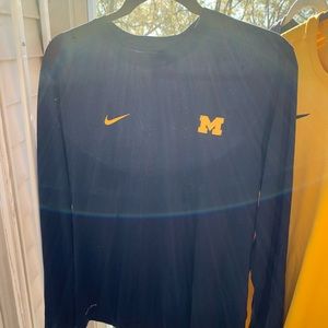University of Michigan Nike Long Sleeve
